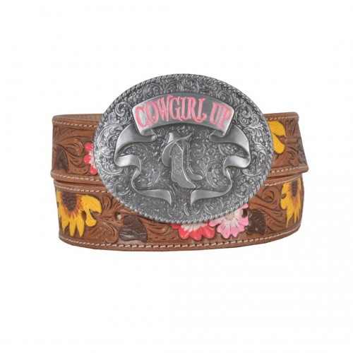 Myra Bag Leather Belt Bouquet