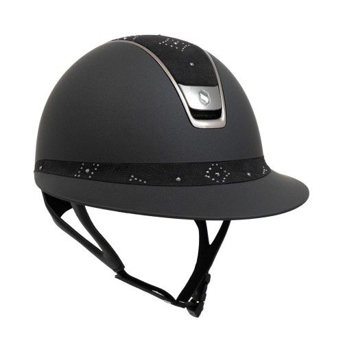 Samshield 2.0 Miss Shield Shadowmatt Black, Celestial Top and Frontal, Chrome Black Trim, Blazon
