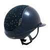 Samshield 2.0 Miss Shield Glossy Blue Crystal Leaf Top Frontalband Trim Matt Crystal Fabric Paradise Shine Blazon