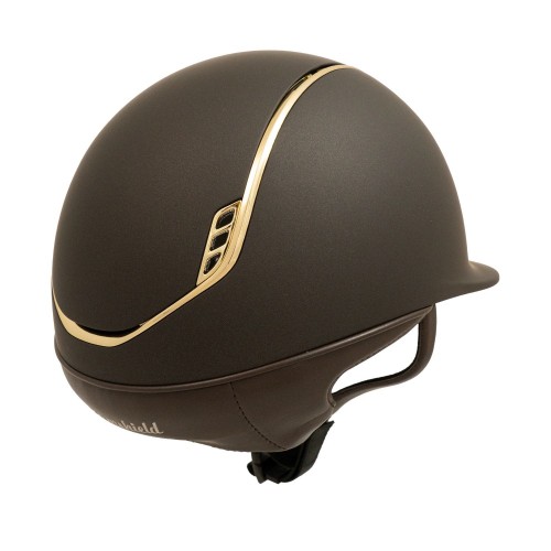 Samshield 2.0 Brown Chrome Gold Trim Blazon
