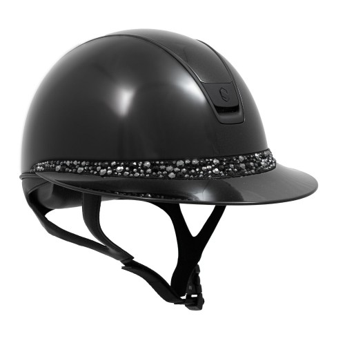 Samshield 2.0 Miss Shield Glossy Black Glacier Black Frontalband Matt Trim Blazon