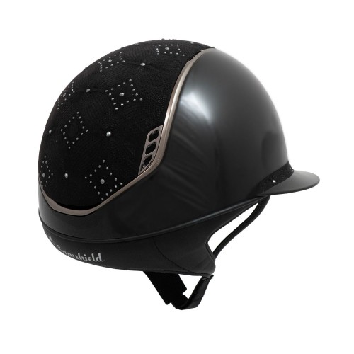 Samshield 2.0 Miss Shield Glossy Black Celestrial Crystal Chrome Black Trim Blazon