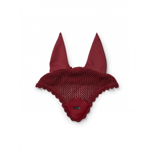Equestrian Stockholm Satin Merlot Oornetje