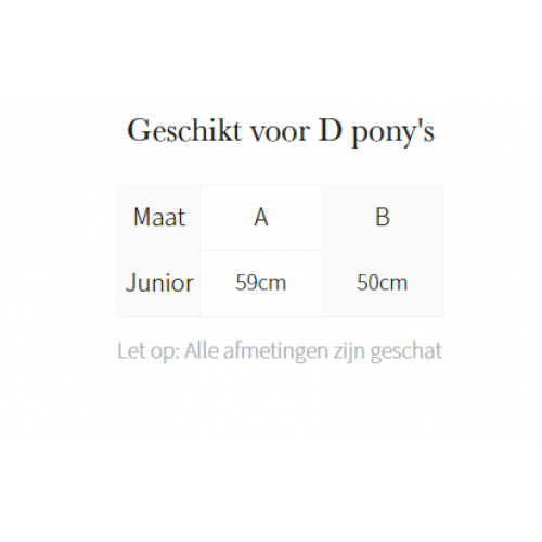 LeMieux CORE Junior Pro Zadeldek