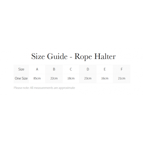 LeMieux SS25 Rope Halter