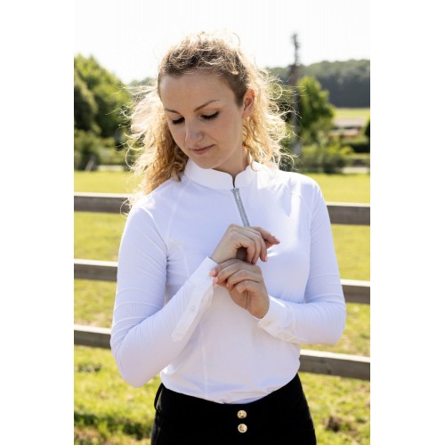 Kentucky Women's Classic Match Jersey with Glitter Zipper Long Sleeves