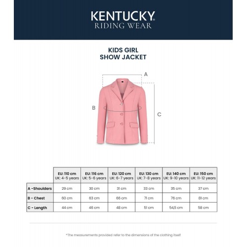 Kentucky Paris Kids Girls' Competition Jacket