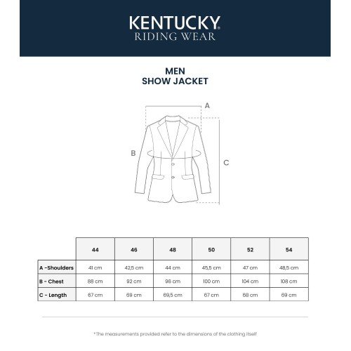 Kentucky Men's Show Jacket Classic
