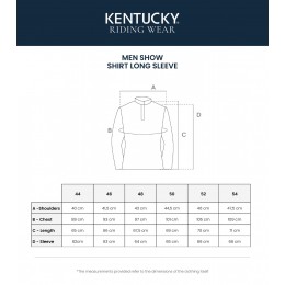 Kentucky мужской Classic с длинным рукавом турнирная рубашка