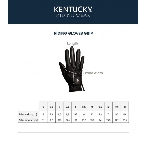 Kentucky Riding Gloves with Grip and Glitter