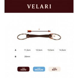 Velari трензель Flex на свободных кольцах Soft 20 мм