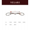 Velari Single Jointed Loose Ring Snaffle Sweet Iron 16 mm
