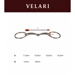 Velari Single-составной трензель на кольцах Stainless Steel 14 мм