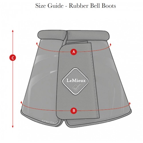 LeMieux SS26 Rubber Bell Boots