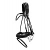 Dyon Round-Stitched Bridle with Wide Noseband of Soft Leather