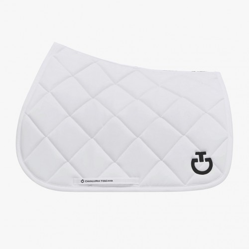 Cavalleria Toscana FW25 Diamond Quilted Jersey Jumping Saddle Pad