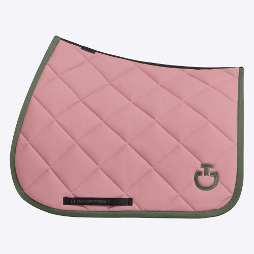 Cavalleria Toscana FW'24 Diamond Quilted Jersey Jumping Saddle Pad