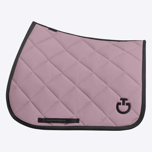 Cavalleria Toscana FW25 Diamond Quilted Jersey Jumping Saddle Pad