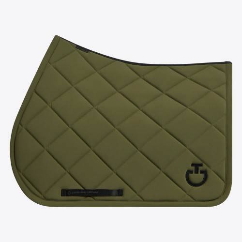 Cavalleria Toscana FW26 Diamond Quilted Jersey Jumping Saddle Pad