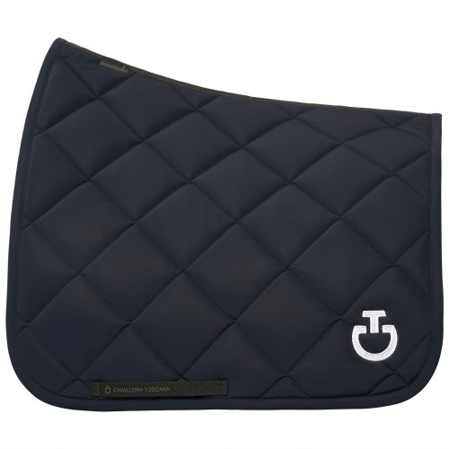 Cavalleria Toscana FW25 Diamond Quilted Jersey Dressage Saddle Pad