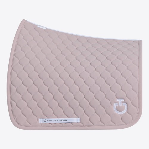 Cavalleria Toscana SS26 Circular Quilted Jersey Dressage Saddle Pad