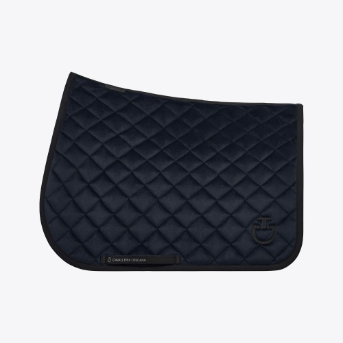 Cavalleria Toscana FW'23 CT Velvet Jumping Saddle Pad