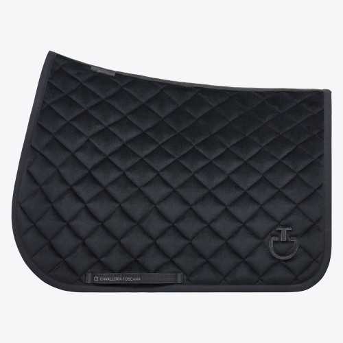 Cavalleria Toscana FW'23 CT Velvet Jumping Saddle Pad