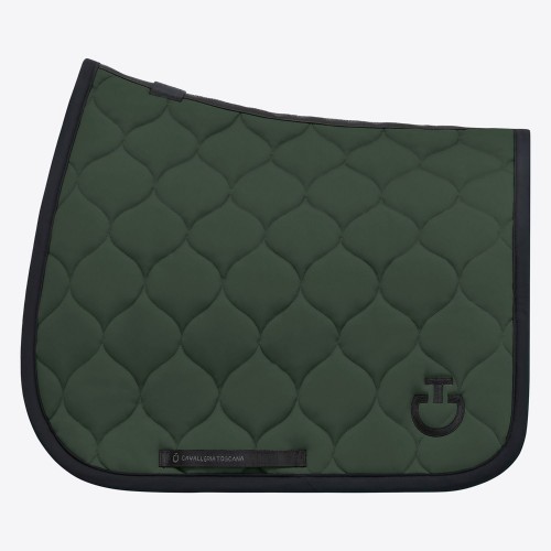 Cavalleria Toscana FW25 New Circular Quilted Jersey Jumping Saddle Pad