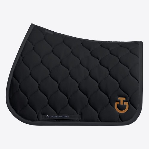 Cavalleria Toscana FW25 New Circular Quilted Jersey Jumping Saddle Pad
