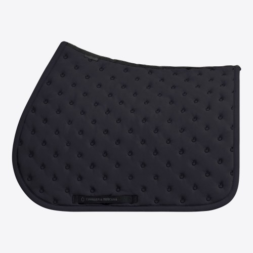 Cavalleria Toscana SS26 CT Embroidery Quilted Jumping Saddle Pad