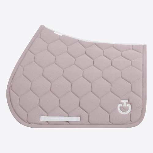 Cavalleria Toscana SS26 Quilted Jersey Perforated Jumping Saddle Pad