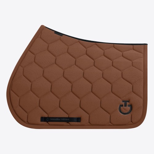 Cavalleria Toscana SS26 Quilted Jersey Perforated Jumping Saddle Pad