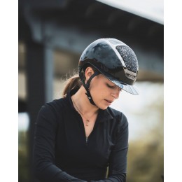 Kask Star Lady Pure Shine 2.0 чёрный Crystals Midnight Mixture Vulcano