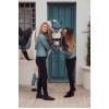 Equestrian Stockholm Steel Blue Spring Saddle Pad