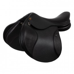 Chicago leather jumping saddle with changeable gullets (4 gullets included)