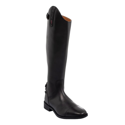 Unisex boots calf small in soft leather with rear zipper