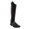 Unisex boots calf wide in soft leather with rear zipper