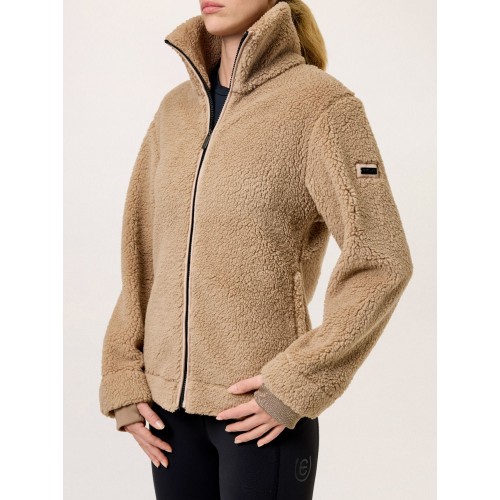 Equestrian Stockholm Teddy Fleece Jacket Sand
