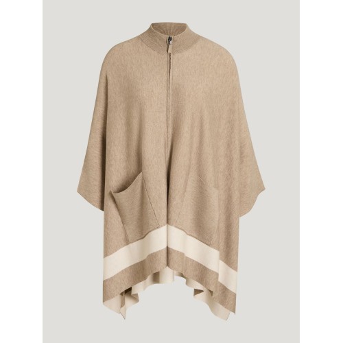 Tommy Hilfiger FW25 Knitted Cape Greenwood