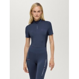 Tommy Hilfiger SS26 Palma 1/4 тренировочный на молнии топ