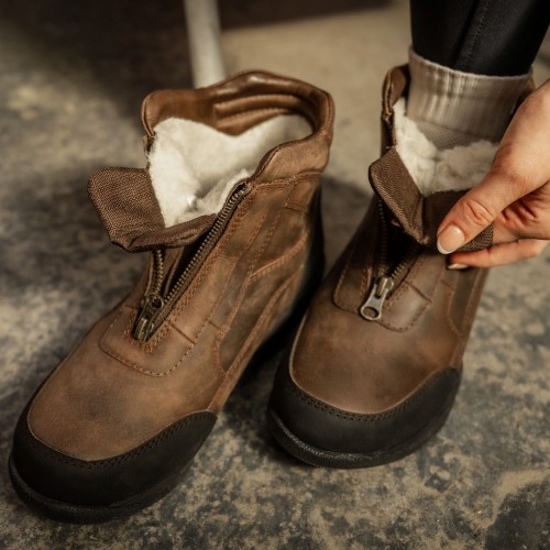 Busse Riding and Stable Shoes Zip It WP, Pure Wool