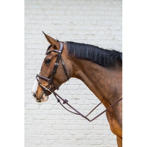 Velari Double Jointed Full Cheek Snaffle Stainless Steel 14mm