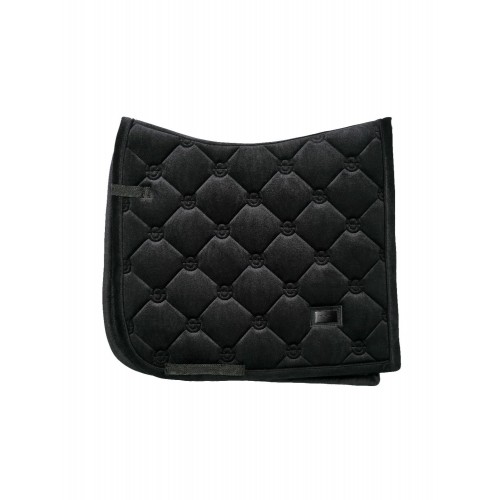 Equestrian Stockholm Velvet Black Dressuurdekje