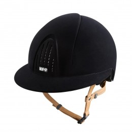 KEP Italia Smart Nova Velvet чёрный с Cognac ремешок