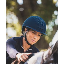 Kask Star Lady Hunter 2.0 тёмно-синий Crystals Vibe синий Montana Mix