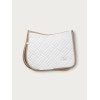 Equestrian Stockholm Jumping Saddle Pad Modern White Sand
