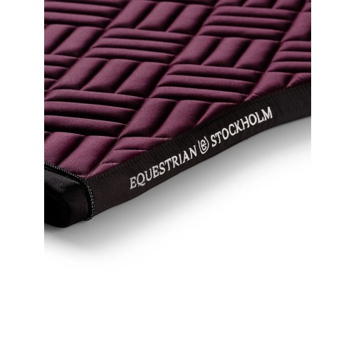 Equestrian Stockholm Jumping Saddle Pad Modern Purple Night