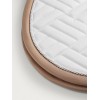 Equestrian Stockholm Jumping Saddle Pad Modern White Sand