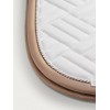 Equestrian Stockholm Dressage Saddle Pad Modern White Sand